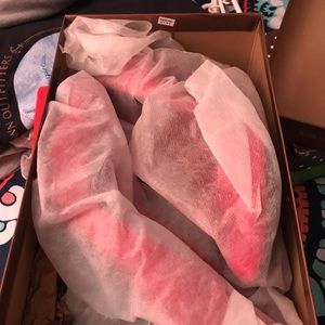 Red high heels micheal Shannon